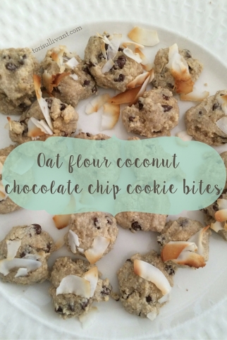 Oat flour coconut chocolate chip cookie bites.jpg